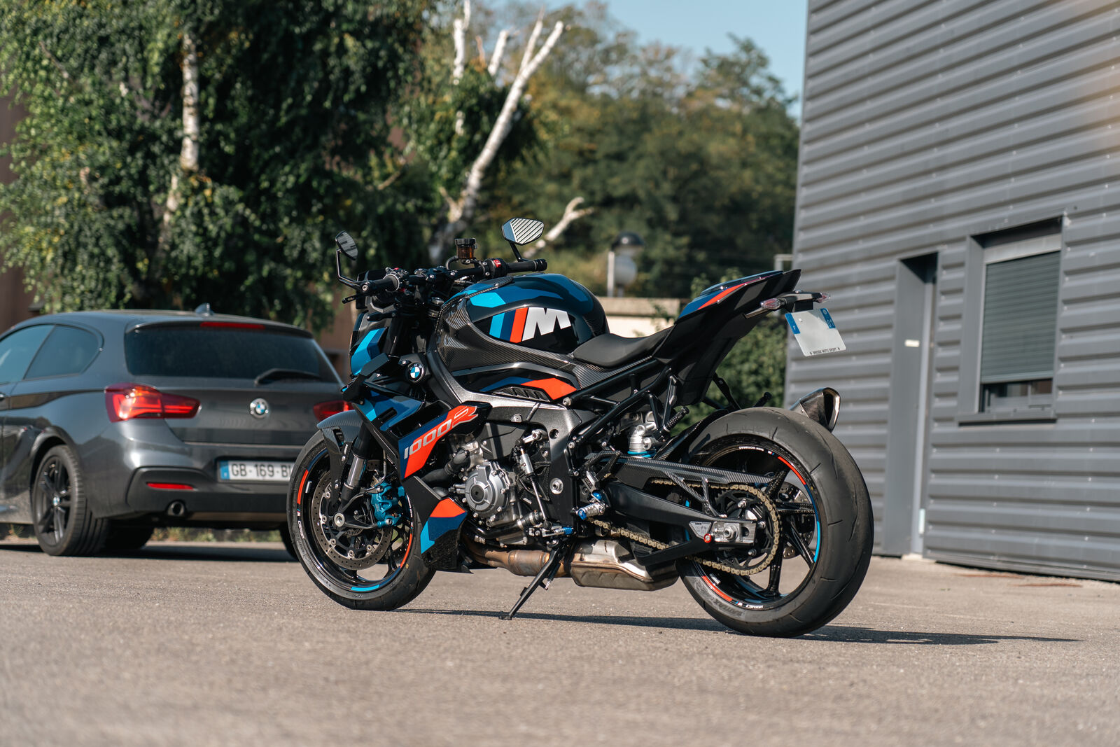 Protection céramique moto sportive