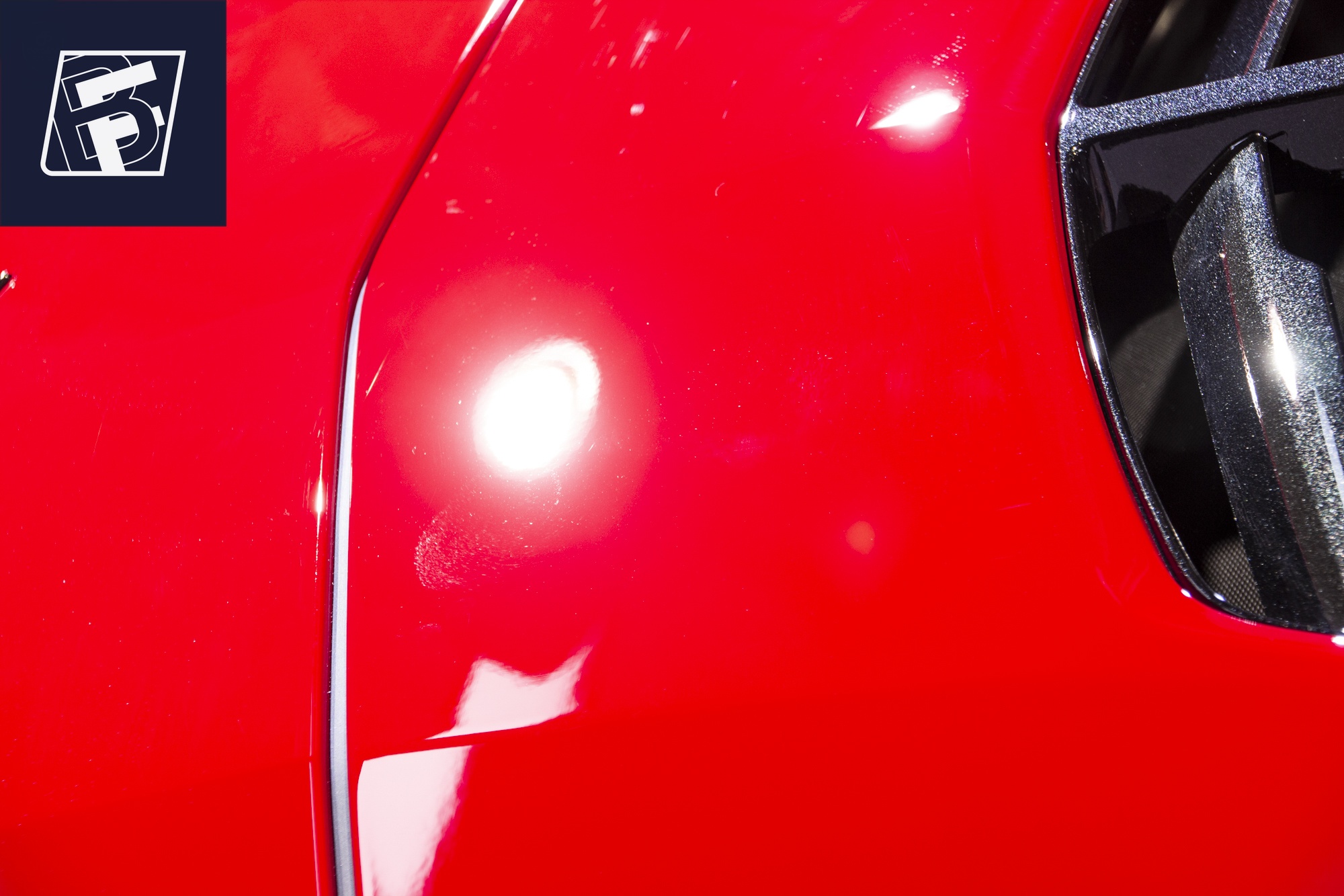 Corvette Z06 après céramique effet miroir