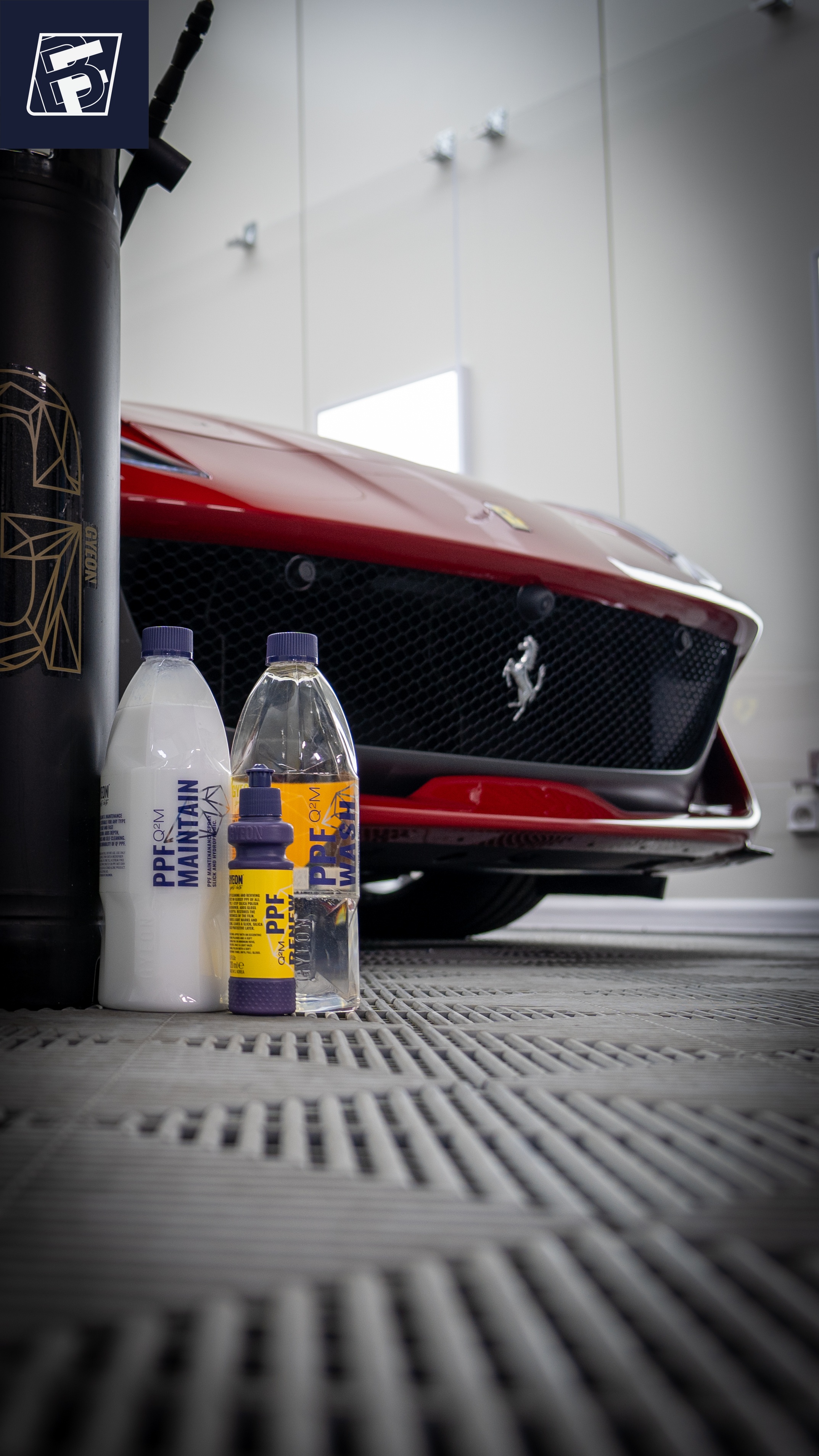 Ferrari 812 GTS Rosso Corsa detailing complet ByFab Lyon